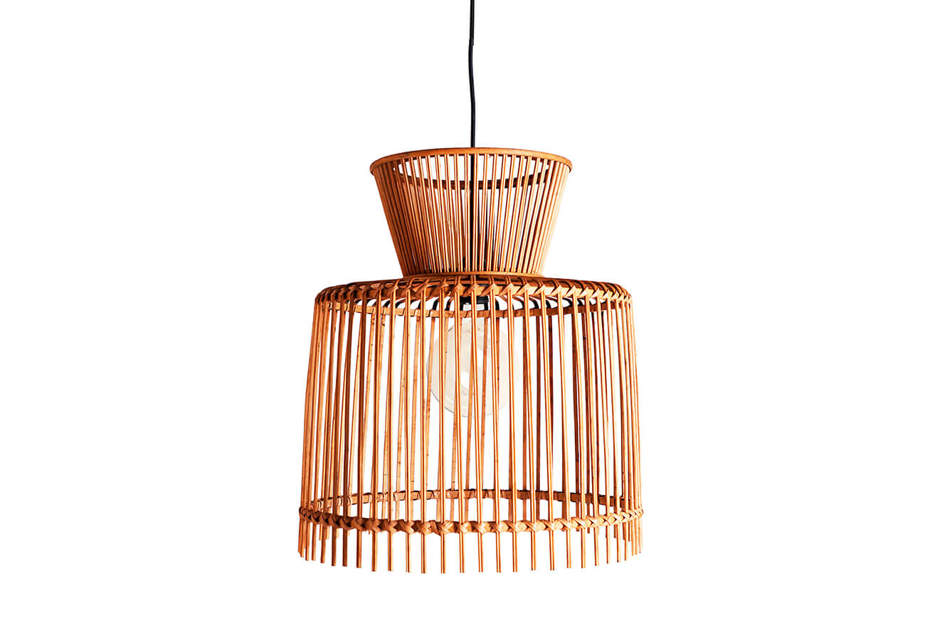 Stropní lampa billaboo Ø 43 cm přírodní