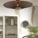 Stropní lampa kalimantan l 87 cm přírodní/černá