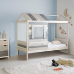 Dětská postel sia 90 x 200 cm světle šedá