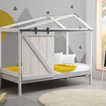 Dětská postel alar 90 x 190 cm světle šedá