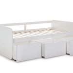 Dětská postel taob s úložným prostorem 90 x 190 cm bílá