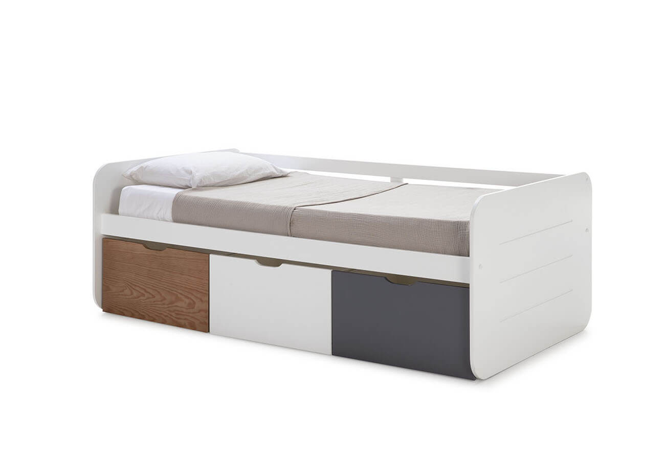 Dětská postel redona s úložným prostorem 90 x 190 cm vícebarevná