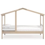 Dětská postel elana 90 x 190 cm přírodní/bílá