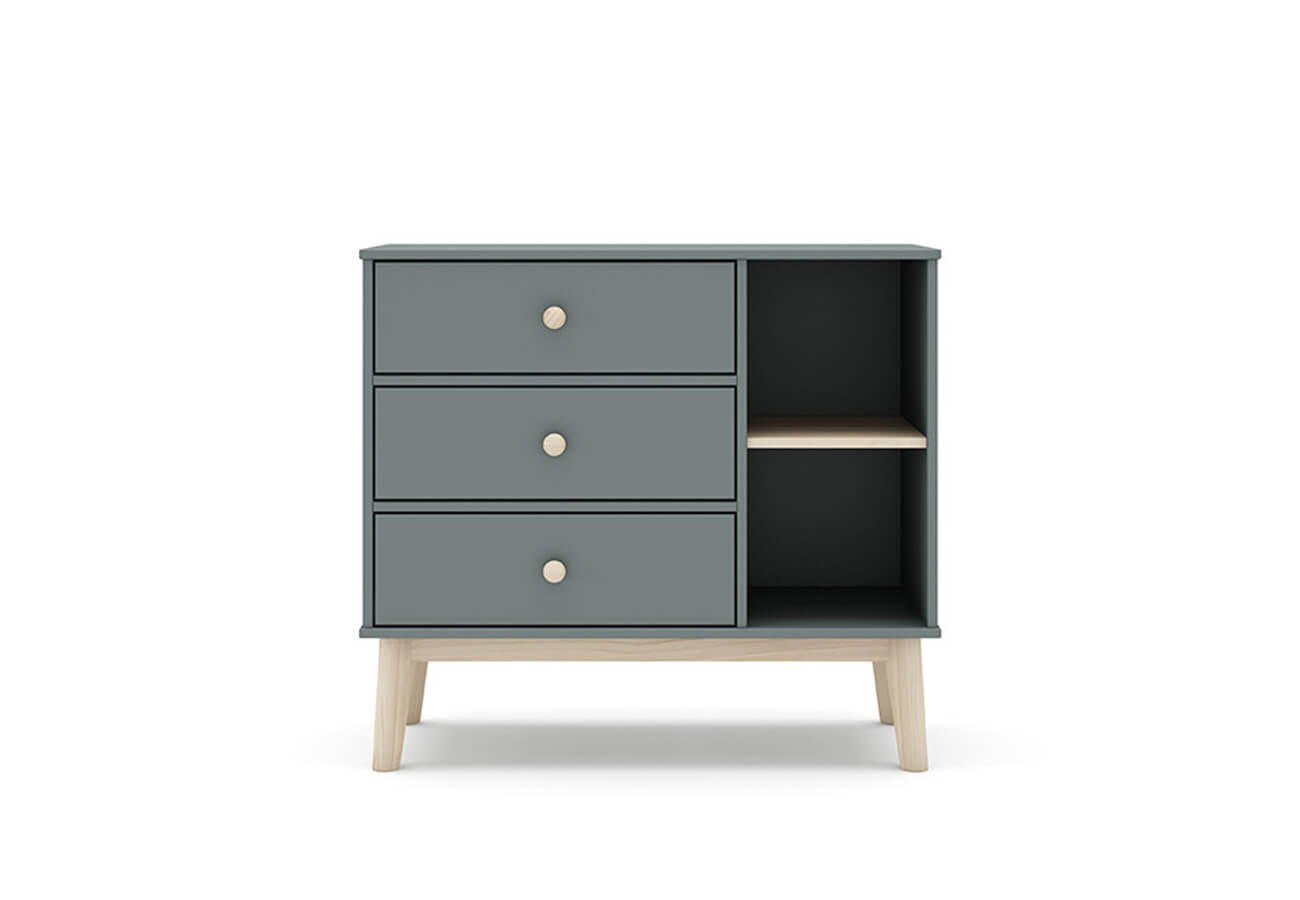 Komoda nabet 90 x 81 cm zelená