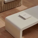 Konferenční stolek Blava 135 x 65 cm bílý