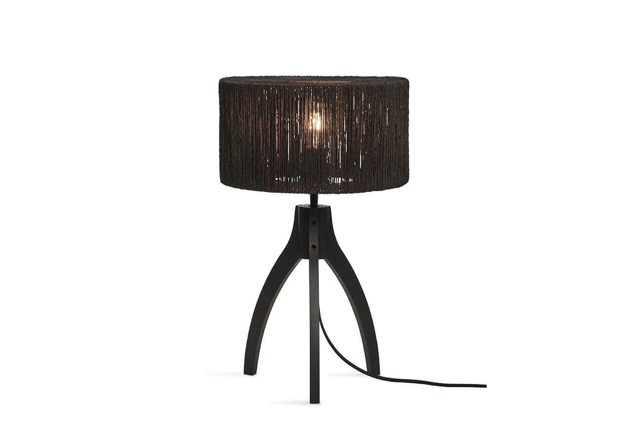 Stolní lampa gazuto 40 cm černá