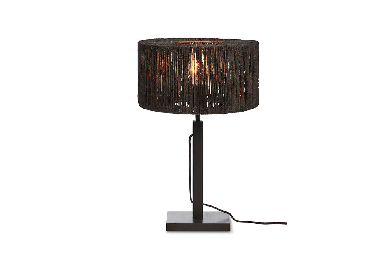 Stolní lampa gazuto 37 cm černá