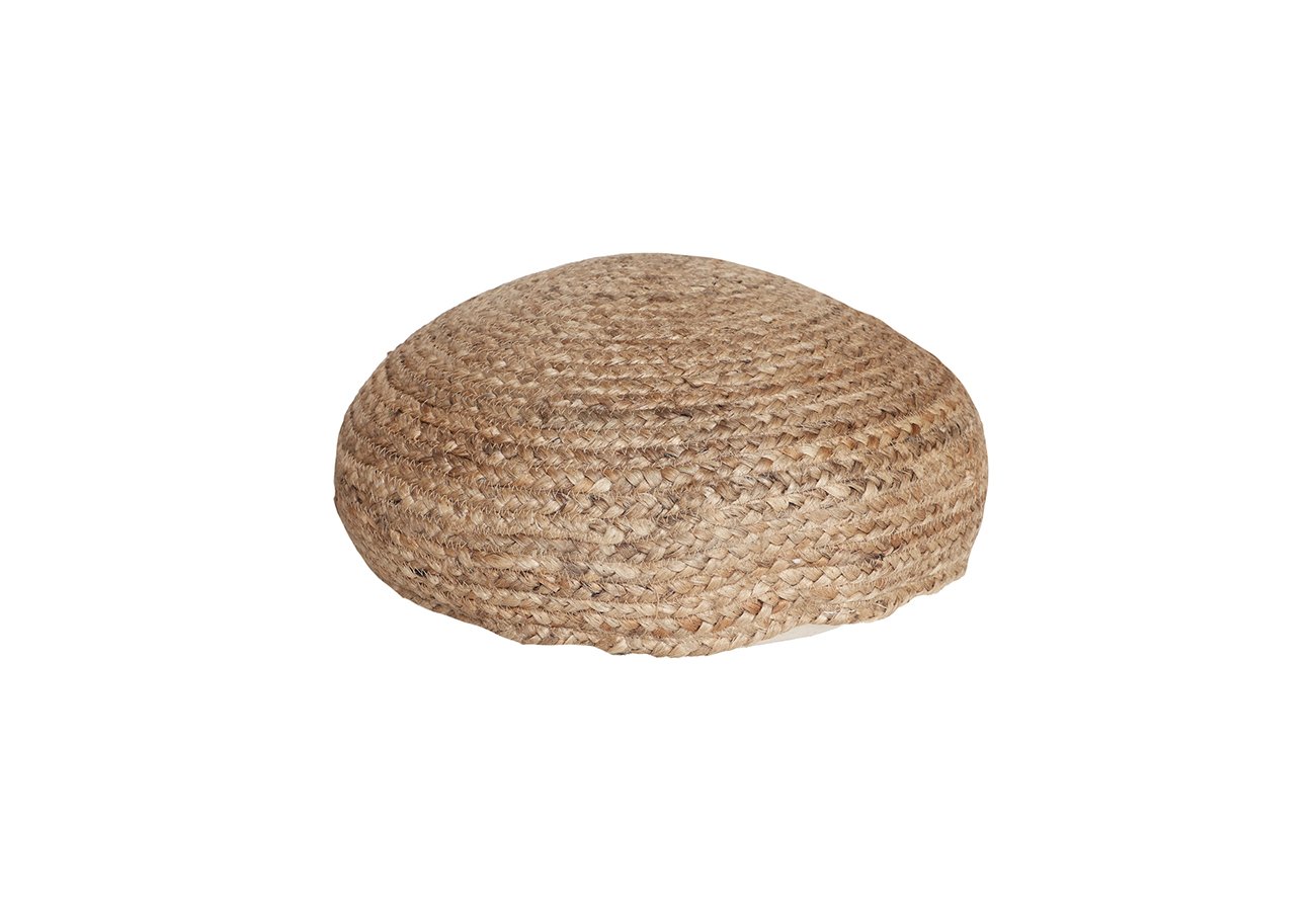 Puf Thessa Ø 50 cm přírodní