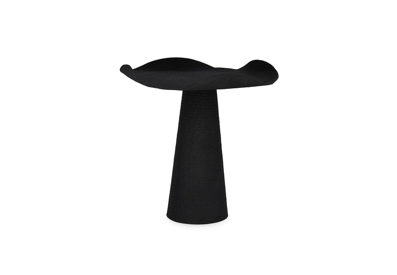 Konferenční stolek Lali ⌀46 cm černý