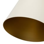 Stropní lampa Kiki béžovo-zlatá
