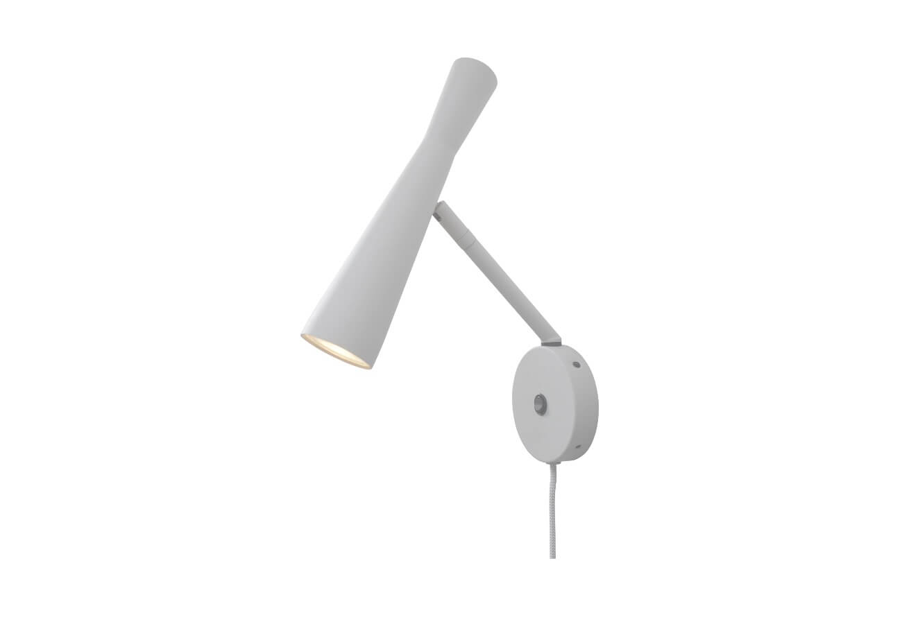 Nástěnná lampa Ordos šedá