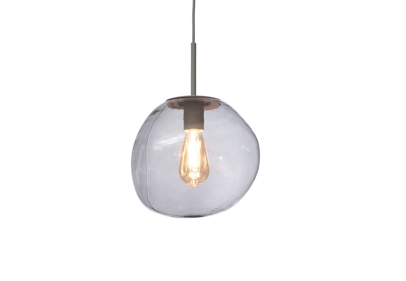 Stropní lampa Stockholm šedá