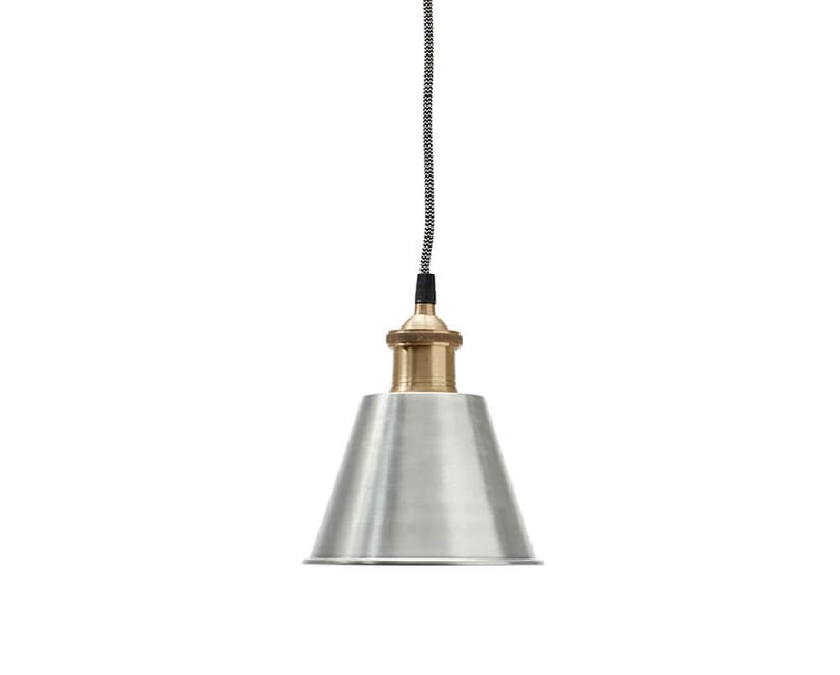 STROPNÍ LAMPA HÜBSCH SILVER