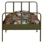 Ocelová postel mees 90 x 200 cm zelená
