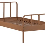 Ocelová postel mees 90 x 200 cm oranžová