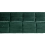 TŘÍMÍSTNÁ POHOVKA CLUSTER 210 CM VELVET ZELENÁ