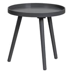 Konferenční stolek sasha ø 41 cm tmavě šedý