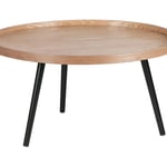 Odkládací stolek mesa xl ø 78 x 39 cm přírodní