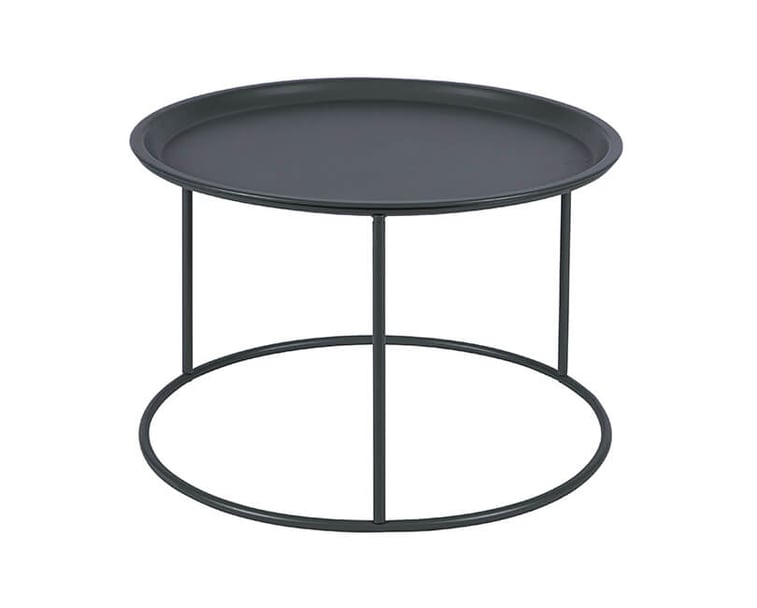 Odkládací stolek ivar velký ø 56 cm šedý