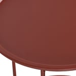 Odkládací stolek ivar velký ø 56 cm cihlový