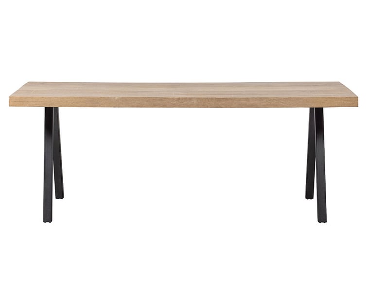 Jídelní stůl tablo 180 x 90 cm nohy do tvaru V mangový
