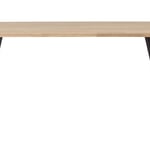 Jídelní stůl tablo 160 x 90 cm nohy do tvaru V dubový