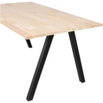 Jídelní stůl tablo 160 x 90 cm nohy do tvaru V dubový