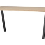Jídelní stůl tablo 180 x 90 cm nohy do tvaru V dubový