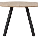Kulatý jídelní stůl tablo ø 120 cm dubový