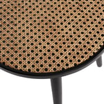 Odkládací stolek ditmer ø 39 x 44 cm černý, přírodní