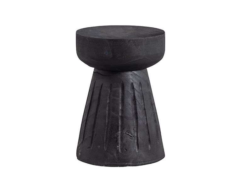 Stolička borre ø 28 x 40 cm černá