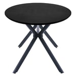 Oválný stůl bruno 220 x 100 cm černý