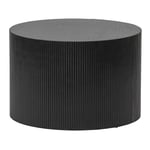 Kulatý odkládací stolek sanne ø 60 x 40 cm černý