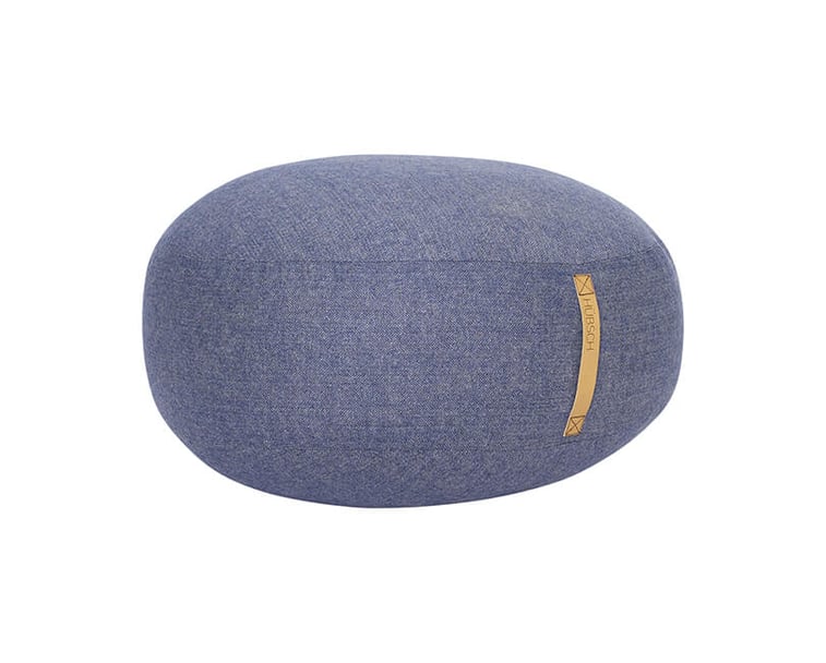 Sedací puf round2 ø 70 cm světle modrý
