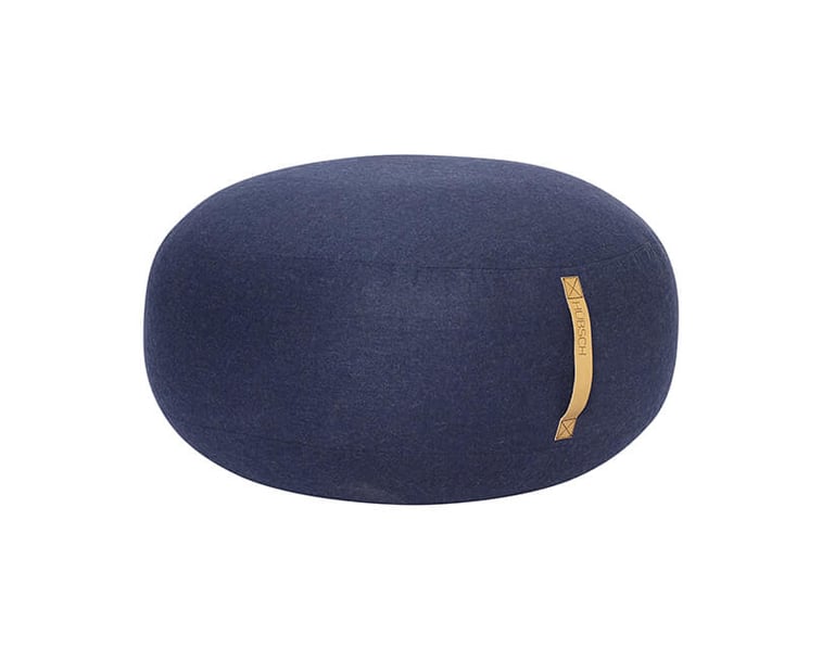 Sedací puf round2 ø 70 cm modrý