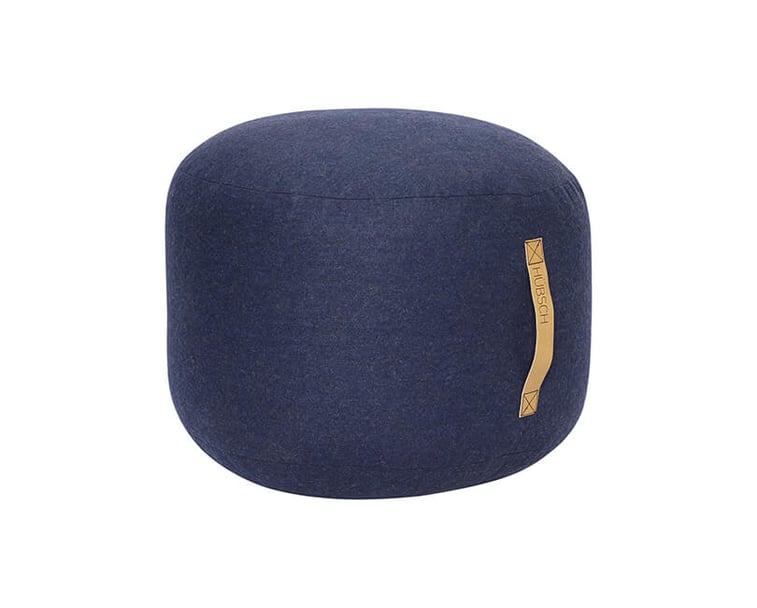 Sedací puf round2 ø 50 cm modrý