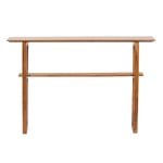 Konzolový stolek edisa 132 x 86 cm wood hnědý
