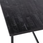 Konferenční stolek harings 120 x 60 x 38 cm černý