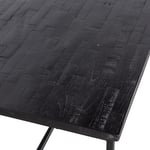 Konferenční stolek harings 120 x 60 x 38 cm černý