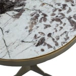 Odkládací stolek cute ø 45 x 51 cm mramorový
