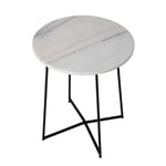 Mramorový odkládací stolek Anou Ø 30,5 x 45 cm