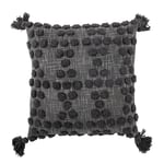 Bavlněný polštář Adiva šedý 45 x 45 cm