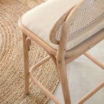 Barová židle enairod 65 cm přírodní
