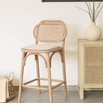 Barová židle enairod 65 cm přírodní