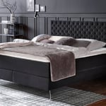 BOXSPRING POSTEL OLIVER 180 X 200 ČERNÁ