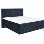 BOXSPRING POSTEL OLIVER 160 X 200 MODRÁ