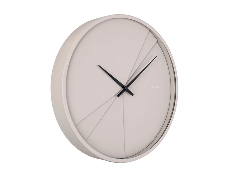 Nástenné hodiny Kani Ø 30 cm sivé