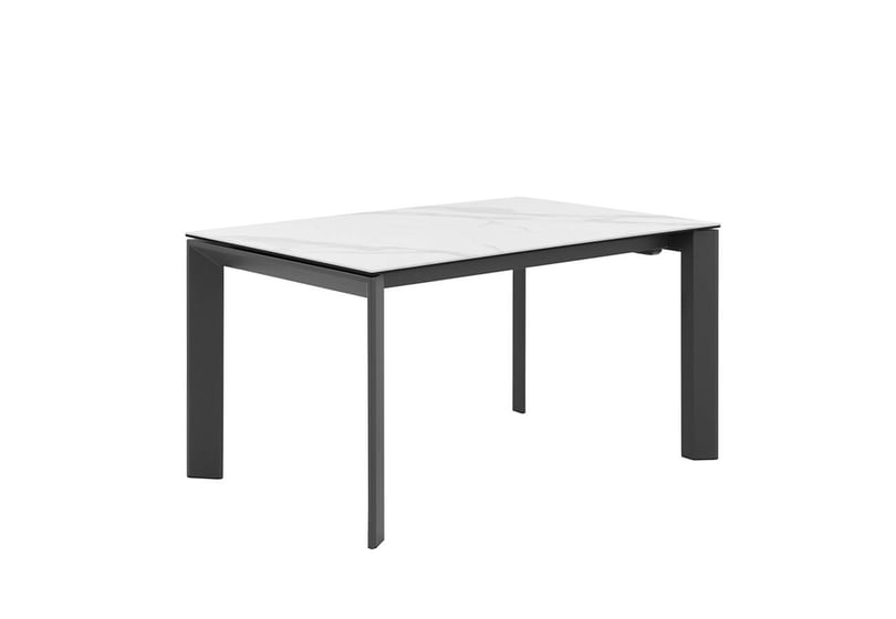Rozkladací stôl sallie 140 (200) x 90 cm čierno-biely