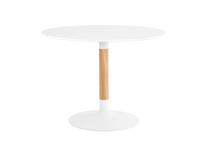 Okrúhly stôl rami Ø 120 cm biely