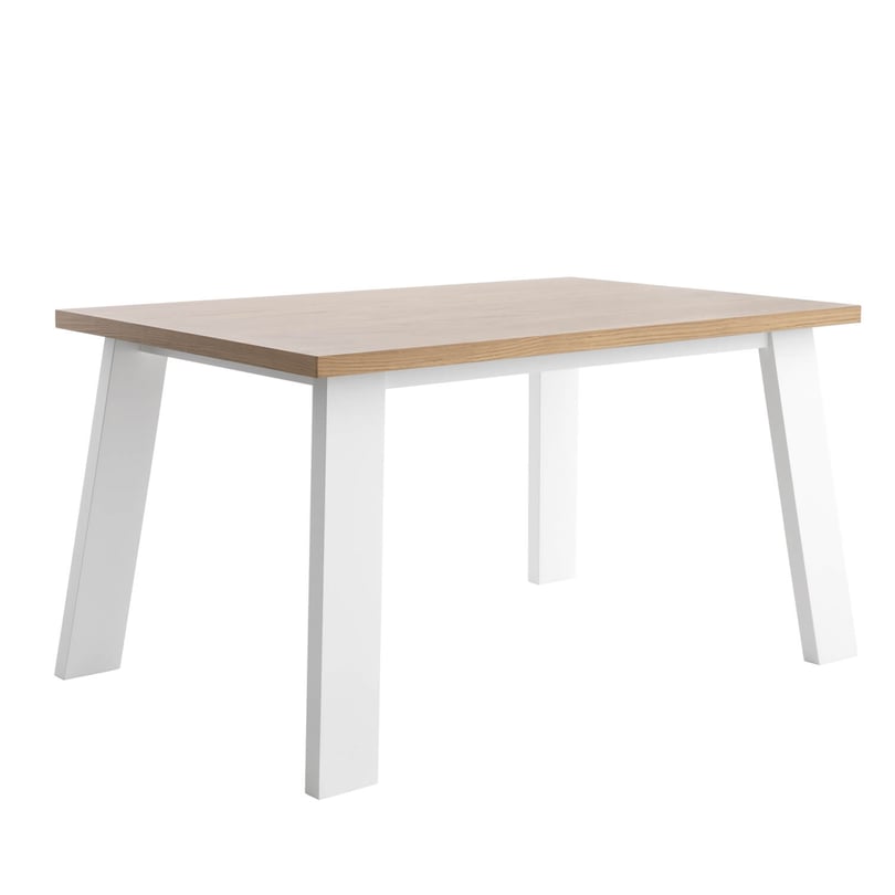 Stôl miona 160 x 90 cm bielo-hnedý – muzza.sk